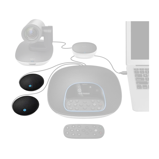 Допълнителни микрофони Logitech GROUP Only, 989-000171 Допълнителни микрофони Logitech GROUP Only, 989-000171