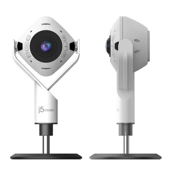 Камера за видеоконференции, j5create JVU368,360°,Full HD 1080p,USB™ UVC/UAC plug-and-play,HDR,AI функция Камера за видеоконференции, j5create JVU368,360°,Full HD 1080p,USB™ UVC/UAC plug-and-play,HDR,AI функция