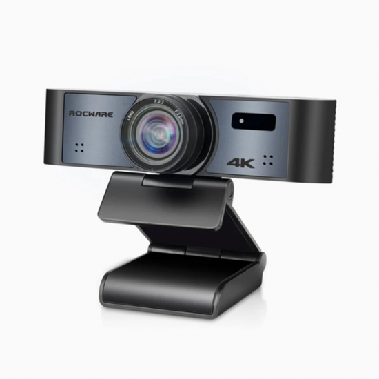 ROCWARE RC16 Уеб камера, 4K UHD, 110 градуса,8x зуум, USB-C