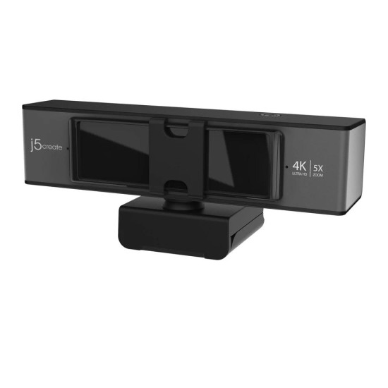 Уеб камера j5create JVCU435, 4K UltraHD, Микрофон, USB, 5x Digital Zoom, Remote Control