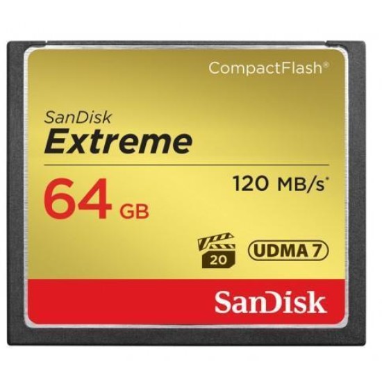 Карта памет SANDISK  Extreme® CompactFlash® Memory Card 64Gb