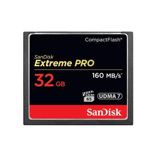 Карта памет SANDISK Extreme PRO, CompactFlash, 32GB