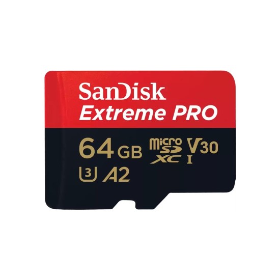 Карта памет SANDISK Extreme PRO microSDXC, 64GB