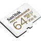 Карта памет SANDISK MAX Endurance, micro SDXC UHS-I, U3, 64GB, Class 10, SD Адаптер