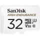Карта памет SANDISK MAX Endurance micro SDHC UHS-I, U3, SD Адаптер, 32GB, Class 10, 100Mb/s