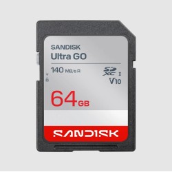 Карта памет SANDISK Ultra GO SDHC и SDXC UHS-I 64 GB, Up to 140MB/s