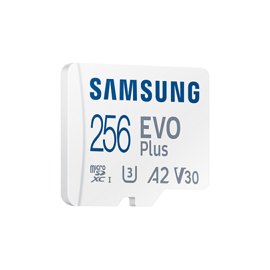 Карта памет Samsung EVO Plus, microSDXC, UHS-I, 256GB, Адаптер