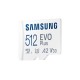 Карта памет Samsung EVO Plus, microSDXC, UHS-I, 512GB, Адаптер