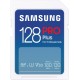 Карта памет Samsung PRO Plus, SD Card, 128GB, USB Четец, Бяла