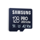 Карта памет Samsung PRO Ultimate, microSDXC, UHS-I, 128GB, Адаптер, USB четец