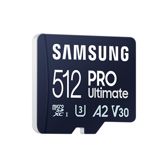 Карта памет Samsung PRO Ultimate, microSDXC, UHS-I, 512GB, Адаптер
