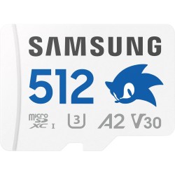 Карта памет Samsung SONIC PRO PLUS, microSDXC, UHS-I, 512GB, Адаптер