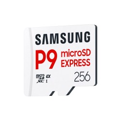 Карта памет Samsung microSDXC, 256GB, P9 Express, 800 MB/s, UHS-I 90 MB/s U3, V30, A1