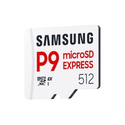 Карта памет Samsung microSDXC, 512GB P9 Express , 800 MB/s, UHS-I 90 MB/s U3, V30, A1
