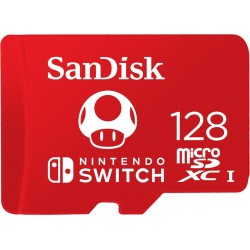 Карта памет SanDisk for Nintendo Switch, microSDXC UHS-I, 128GB, До 100MB/s