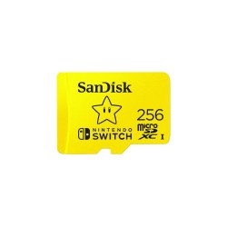 Карта памет SanDisk for Nintendo Switch, microSDXC UHS-I, 256GB, До 100MB/s