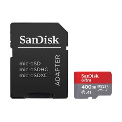 SanDisk Карта памет Ultra microSDXC,400GB + SD Adapter + 98MB/s Class 10 UHS-I A1