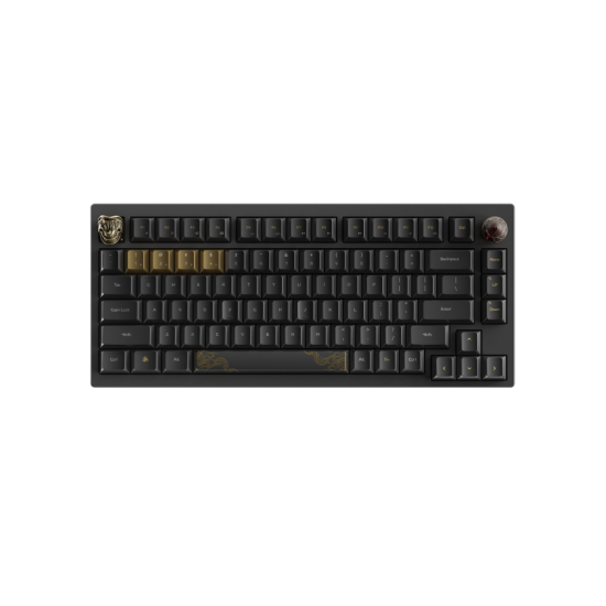 Безжична Механична клавиатура Keychron Black Myth Wukong - TTC Golden Pink Switch Безжична Механична клавиатура Keychron Black Myth Wukong - TTC Golden Pink Switch