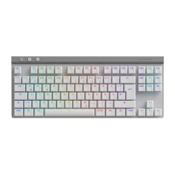 Безжична геймърска клавиатура Logitech G515 Lightspeed TKL White