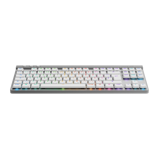 Безжична геймърска клавиатура Logitech G515 Lightspeed TKL White