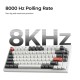 Безжична механичка клавиатура Keychron Q1 Ultra 8K Black - Silk POM Switch Banana Безжична механичка клавиатура Keychron Q1 Ultra 8K Black - Silk POM Switch Banana