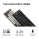 Безжична механичка клавиатура Keychron Q6 Ultra 8K Black - Silk POM Switch Banana