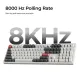 Безжична механичка клавиатура Keychron Q6 Ultra 8K Black - Silk POM Switch Brown