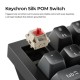 Безжична механичка клавиатура Keychron Q6 Ultra 8K Black - Silk POM Switch Brown