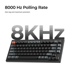 Безжична механичка клавиатура Keychron V1 Ultra 8K - Silk POM Switch Red Безжична механичка клавиатура Keychron V1 Ultra 8K - Silk POM Switch Red