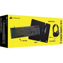CORSAIR Геймърски бъндъл 4 в 1 - K55 CORE / HARPOON RGB PRO / HS35 Surround v2 / MM100