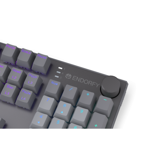 Endorfy механична клавиатура Thock V2 Full Size, PBT, Endorfy Red switch, US Layout