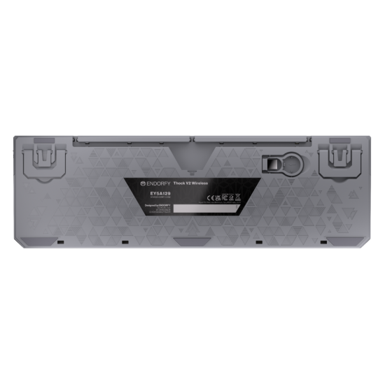 Endorfy механична клавиатура Thock Wireless V2 Full Size, PBT, Endorfy Yellow switch, US Layout