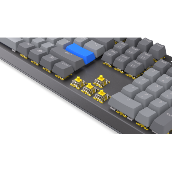 Endorfy механична клавиатура Thock Wireless V2 Full Size, PBT, Endorfy Yellow switch, US Layout