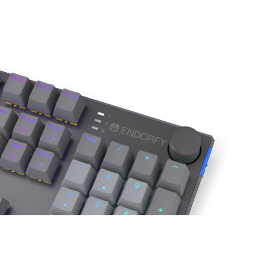 Endorfy механична клавиатура Thock Wireless V2 Full Size, PBT, Endorfy Yellow switch, US Layout