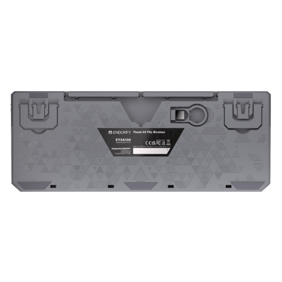 Endorfy механична клавиатура Thock Wireless V2 TKL, PBT, Endorfy Yellow switch, US Layout Endorfy механична клавиатура Thock Wireless V2 TKL, PBT, Endorfy Yellow switch, US Layout