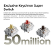 Геймърска Механична клавиатура Keychron C1 Pro 8K QMK - Super Red Switch
