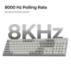 Геймърска Механична клавиатура Keychron C2 Pro 8K QMK - Super Brown Switch, Full Size
