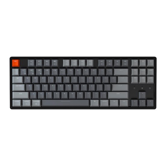 Геймърска Механична клавиатура Keychron K8 Aluminum Hot-Swappable TKL Gateron Brown Switch RGB LED ABS