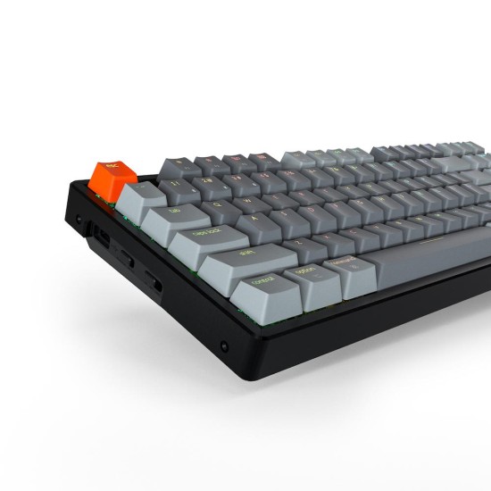 Геймърска Механична клавиатура Keychron K8 Aluminum Hot-Swappable TKL Gateron Brown Switch RGB LED ABS