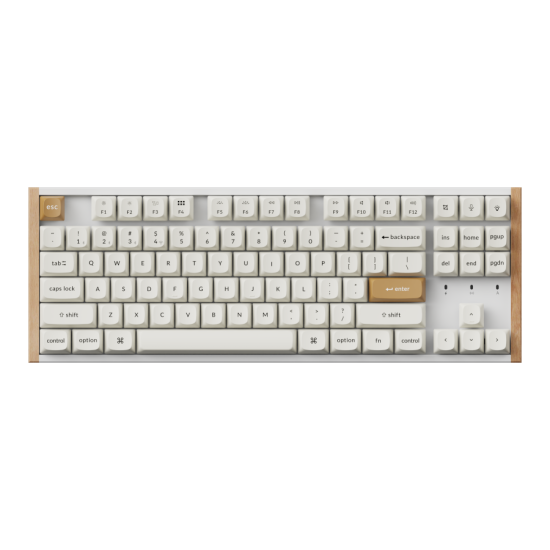 Геймърска Механична клавиатура Keychron K8 HE Magnetic Switch - White Special Edition