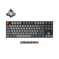 Геймърска Механична клавиатура Keychron K8 TKL, Hot-Swappable Gateron Optical Brown Switch RGB Backlight Геймърска Механична клавиатура Keychron K8 TKL, Hot-Swappable Gateron Optical Brown Switch RGB Backlight