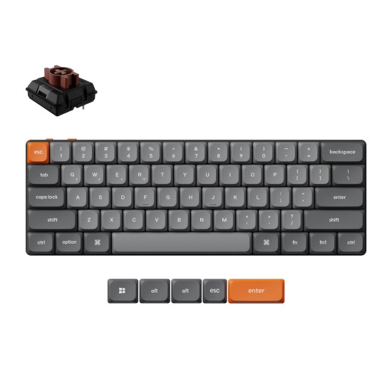 Геймърска Механична клавиатура Keychron K9 Max QMK HS 60% Keychron Milk POM Switch Brown RGB Геймърска Механична клавиатура Keychron K9 Max QMK HS 60% Keychron Milk POM Switch Brown RGB