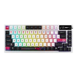 Геймърска безжична Клавиатура ASUS ROG Azoth X - White