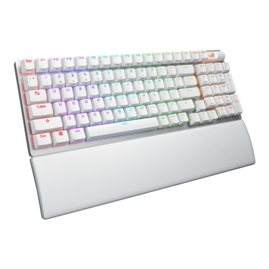 Геймърска безжична Клавиатура ASUS ROG Strix Scope II 96 - Moonlight White Геймърска безжична Клавиатура ASUS ROG Strix Scope II 96 - Moonlight White