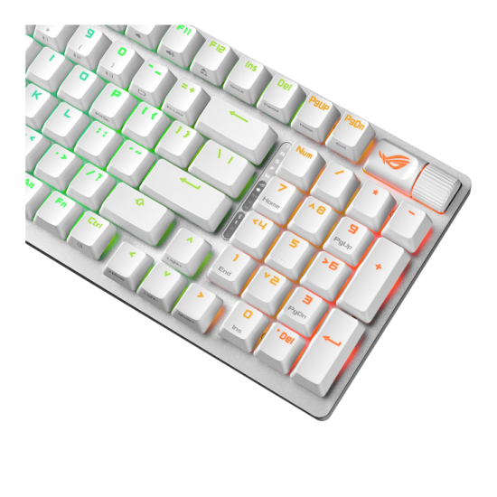 Геймърска безжична Клавиатура ASUS ROG Strix Scope II 96 - Moonlight White Геймърска безжична Клавиатура ASUS ROG Strix Scope II 96 - Moonlight White
