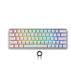 Геймърска безжична клавиатура Spartan Gear Pegasus 2 RGB White