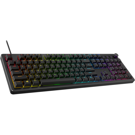 Геймърскa клавиатура HyperX Alloy Rise - Ultra-customizable, Hot-Swappable, Linear Switch, Ful-Size