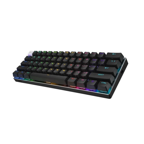 Геймърска клавиатура Logitech Pro X 60 Tactile black, KEYCONTROL, LIGHTSYNC, RGB, Черна