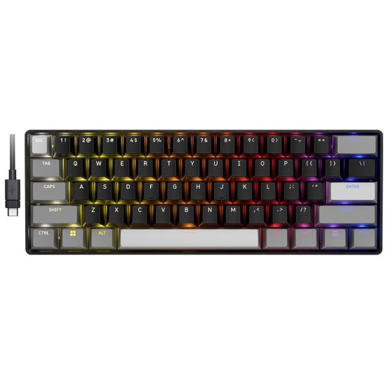 Геймърскa механична клавиатура Corsair Clipper Mini 60 Hall Effect - Hyperdrive Magnetic Switch Геймърскa механична клавиатура Corsair Clipper Mini 60 Hall Effect - Hyperdrive Magnetic Switch