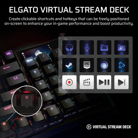 Геймърскa механична клавиатура Corsair Vanguard Pro 96 Hall Effect - Hyperdrive Magnetic Switch